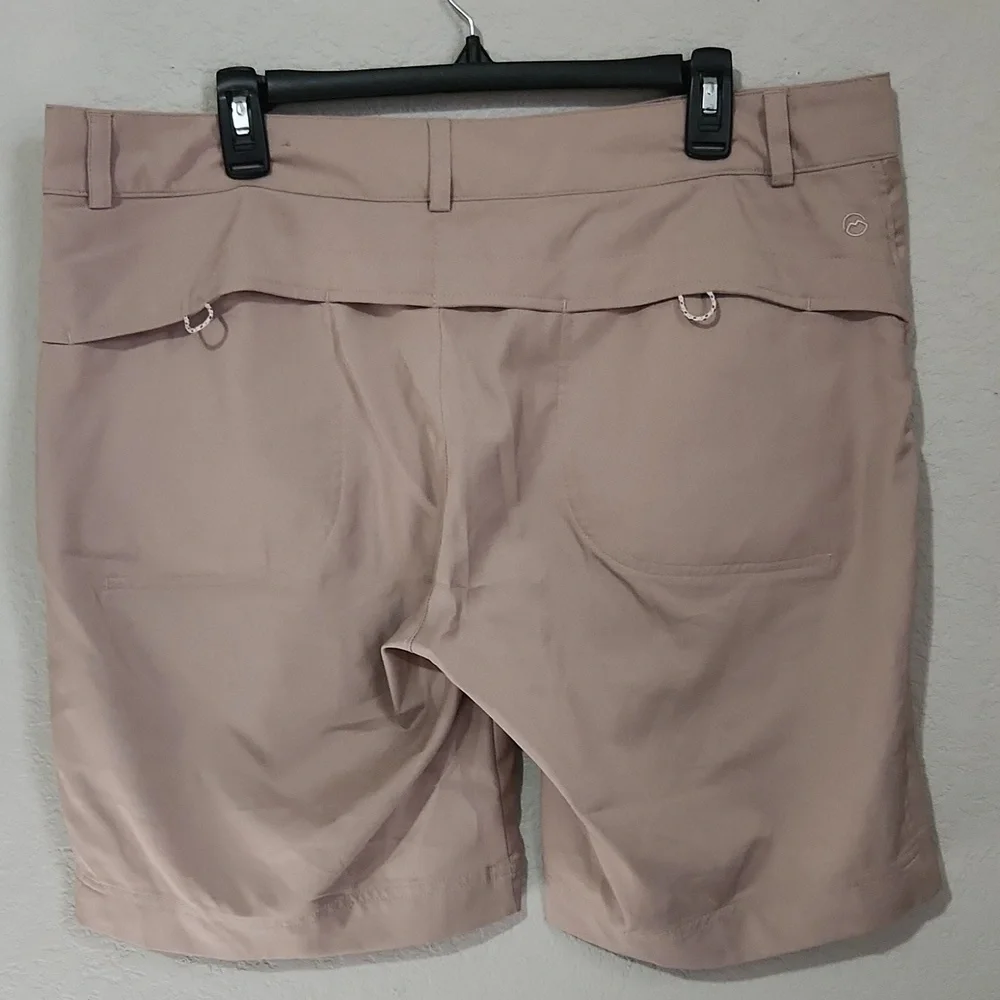 Magellan Outdoors Shorts Womens Size XL Tan Bermuda